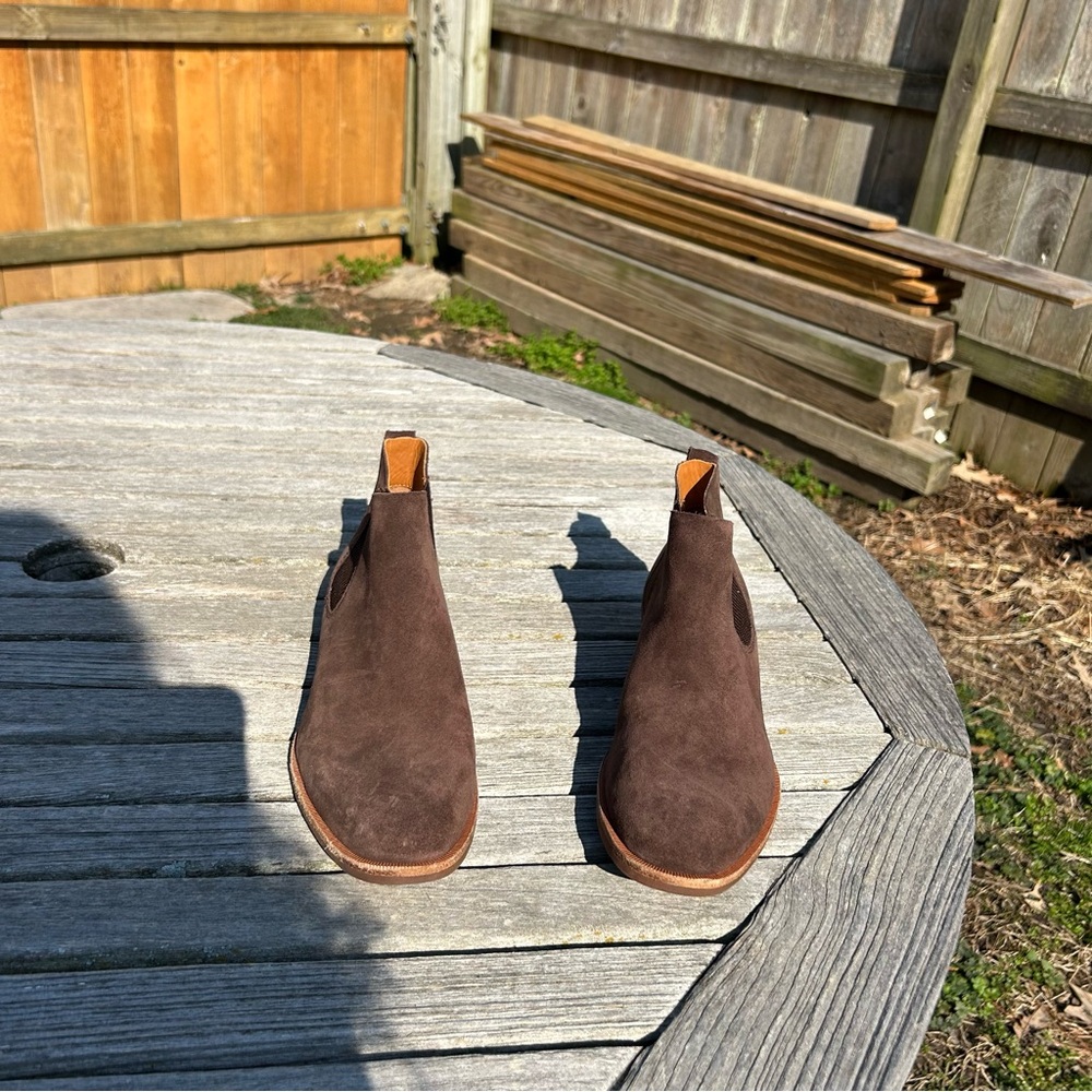 Kork Ease, Kit Chelsea Ankle Booties Women Brown Suede‎ Flat size 9.5 - Picture 3 of 10